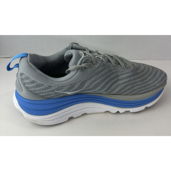 Hoka One One Gaviota 5 Gray Blue Walking Running Shoes Men's Size 15 D Sneakers - Picture 6 of 13